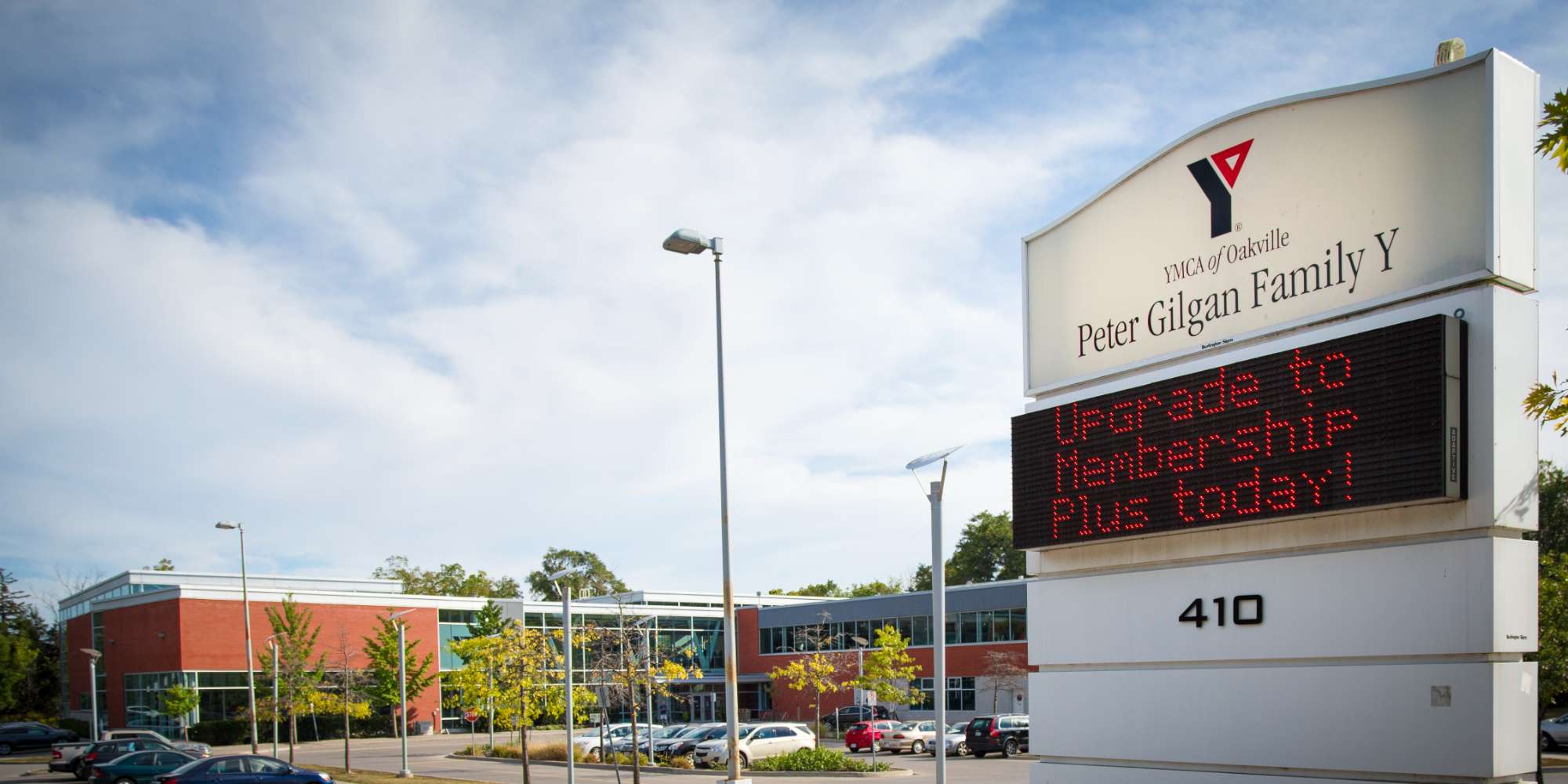 St Ignatius of Loyola Catholic Secondary School sign near West Oakville, Oakville, Ontario