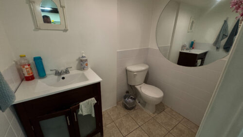 Second two-piece washroom
