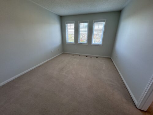 Primary bedroom with three windows, 829 Fowles Court, Hawthorne Village, Milton