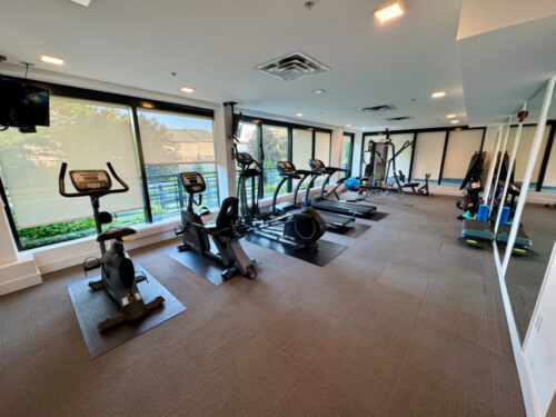 Residents' fitness centre, Windows on the Green, Erin Mills, Mississauga