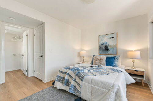 primary bedroom with ensuite access william duncan road downsview park toronto